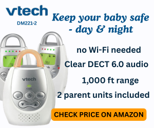 tech audio baby monitor dm221-2